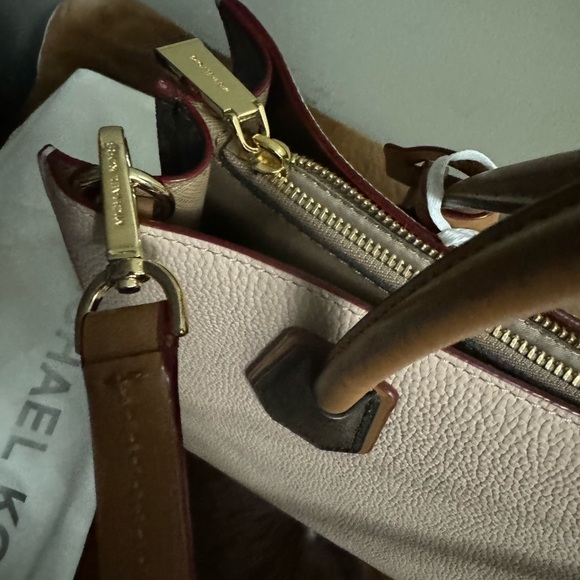 Michael Kors Pebbled Leather Satchel - Picture 13 of 13